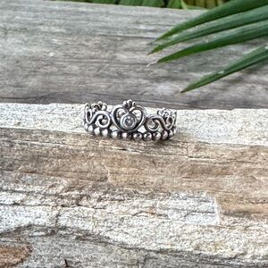 Pandora Sterling SIlver Princess Ring